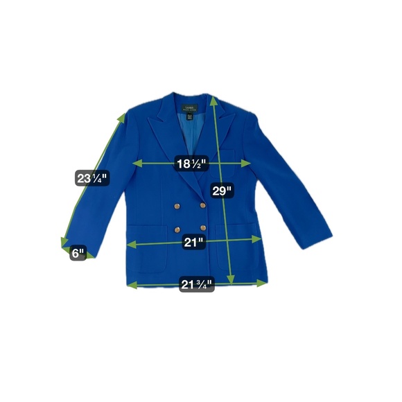 Lauren Ralph Lauren Blue Blazer with Gold Buttons - Picture 7 of 9